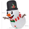 Hrinhom 3.4FT Outdoor Christmas Inflatable Snowman Decoration - 4 of 4