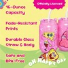Dragon Glassware x SpongeBob SquarePants 16 oz Pink Drinking Glasses Set of 2 - 3 of 4