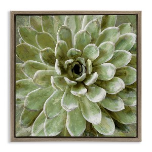 Stupell Industries Green Botanical Succulent Bloom, 18" x 18" - 1 of 4