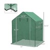 Aghana Digitals 2-Pack 01-0472 Walk-in Greenhouse Replacement Covers, 55"x56.25"x74.75" Reinforced - 3 of 4