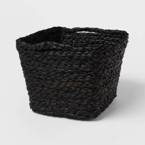 Round Braided Seagrass Basket, Natural