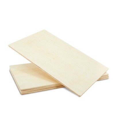 Juvale 36 Pack 4x4 Wooden Squares for Crafts, Unfinished Wood Cutouts with Rounded Corners for DIY Coasters