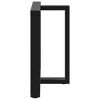 vidaXL 2-Piece Black T-Shaped Dining Table Legs - Adjustable Steel Legs for Customizable Desks & Tables (28.3"-28.7" Height) - - 3 of 4