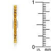 Slickblue Petite Eternity Band with Round Swarovski Crystals in Pink/Red/Yellow, 3mm Width, Sizes 5-10 - 4 of 4