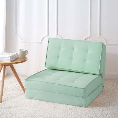 Canvas Convertible Flip Lounge Chair Mint Green - Urban Shop