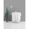JANSNO 2-Tier Laundry Hamper 110L Large Oxford Clothes Basket Sorter with Lid and Sorting Cards - 4 of 4