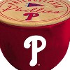 MLB Philadelphia Phillies Script Circle Wood Top 3-Wick Ceramic Candle - 3 of 3