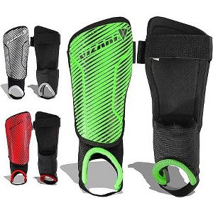 Vizari Matera Soccer Shin Guards | Lightweight PP Shell | Foam Padded Backing | Youth Soccer Shin Guards | Soccer Equipment - 1 of 4