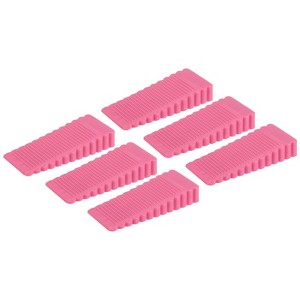 Unique Bargains ABS Anti-Slip Mini Size Wide Applications Door Stop 6 Pcs - 1 of 4