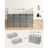 SONGMICS 20 Panels Pet Playpen with Floor, Small Animal Playpen, Pet Fence Indoor, DIY Plastic Enclosure for Guinea Pigs, Bunny, Hamsters, Hedgehogs - 4 of 4