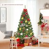 Tangkula Artificial Christmas Tree PVC Hinged Spruce Xmas Tree with Branch Tips - 4 of 4