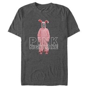 Men's A Christmas Story Ralphie Parker Pink Nightmare T-Shirt - 1 of 4