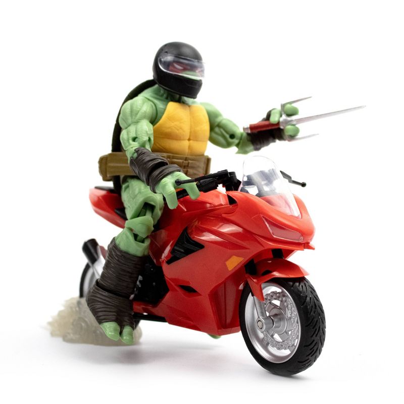 The Loyal Subjects TMNT Raphael with Motorcycle Deluxe Box, 2 of 11