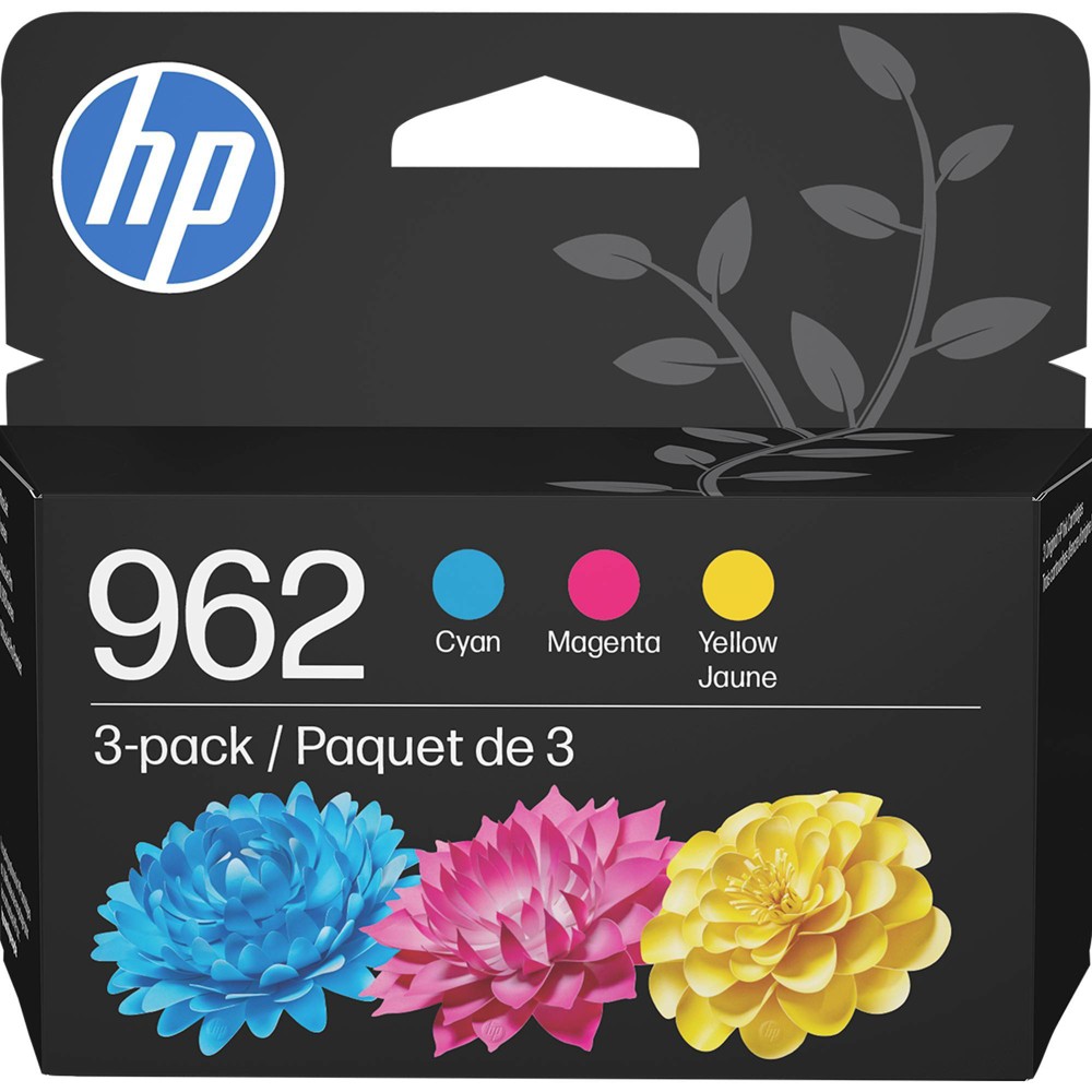 HP 962 Original Ink Combo 3-Pack - CMY: Printer Ink Cartridges, Standard Yield