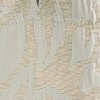 LunaLulinlk Floral Matelasse Shower Curtain, Beige Polyester - 3 of 4
