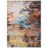 Washable Modern Abstract Area Rugs Soft Low Pile Accent Carpet with Non-Slip Backing Colorful Rug for Living Room - 3 of 4