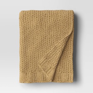 Chenille Knit Throw Blanket - Threshold™ - 1 of 4