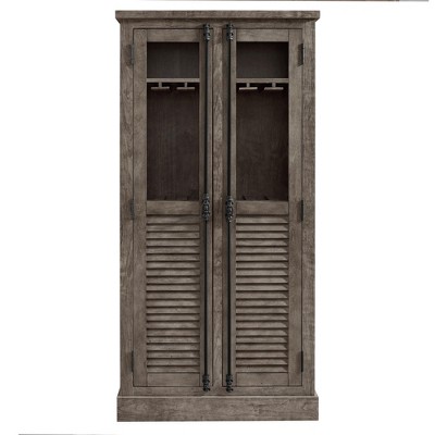Cheshire Beverage Cabinet Rustic Gray - Room and Joy