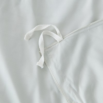Glacier Gray Queen Pima Cotton Percale Duvet Set