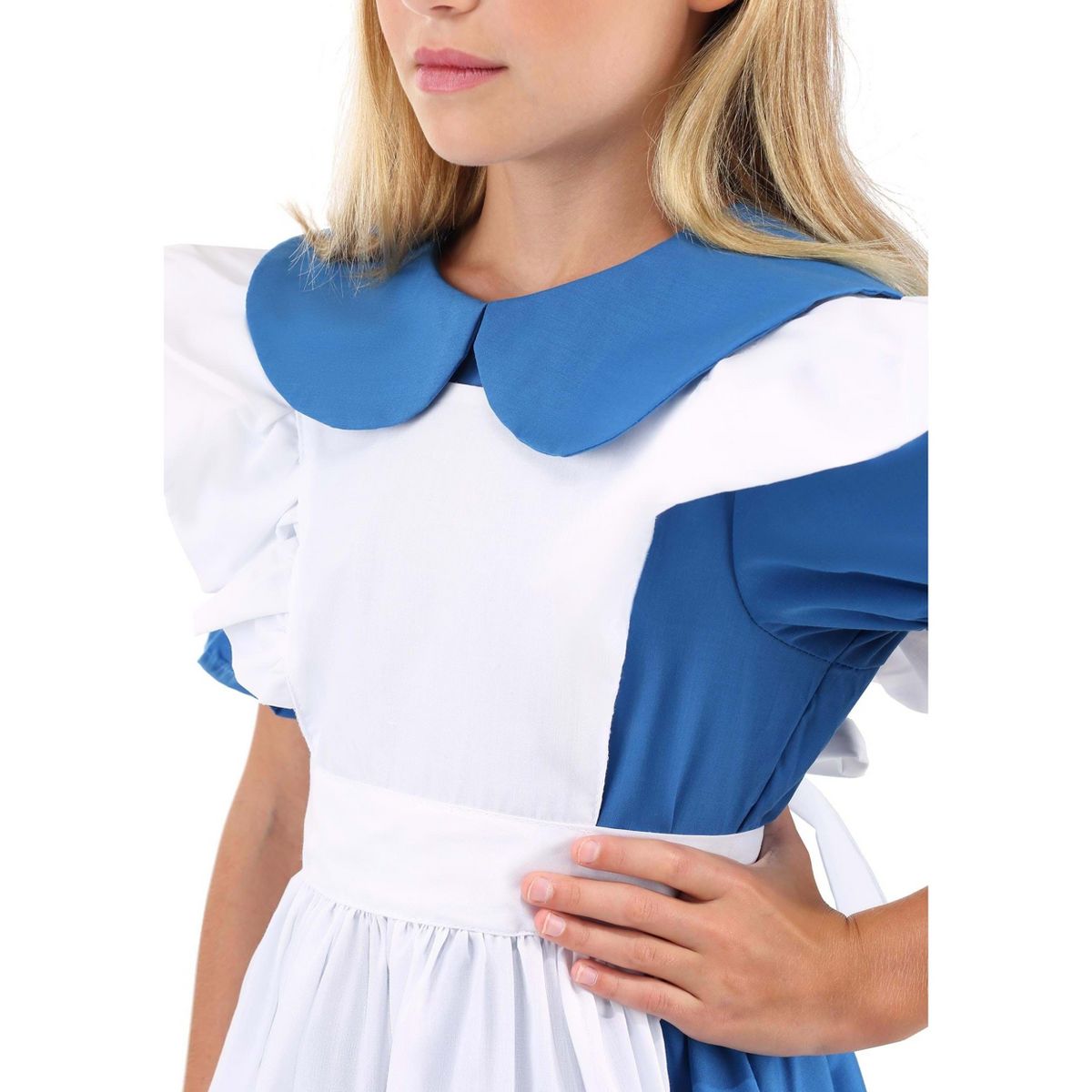 HalloweenCostumes.com Girls Alice in Wonderland Deluxe Costume Dress - thumbnail 8