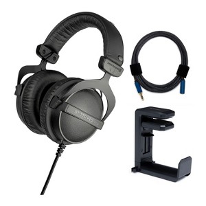 Beyerdynamic DT 770 PRO 32 Ohm Over-Ear Studio Headphone Bundle - 1 of 3