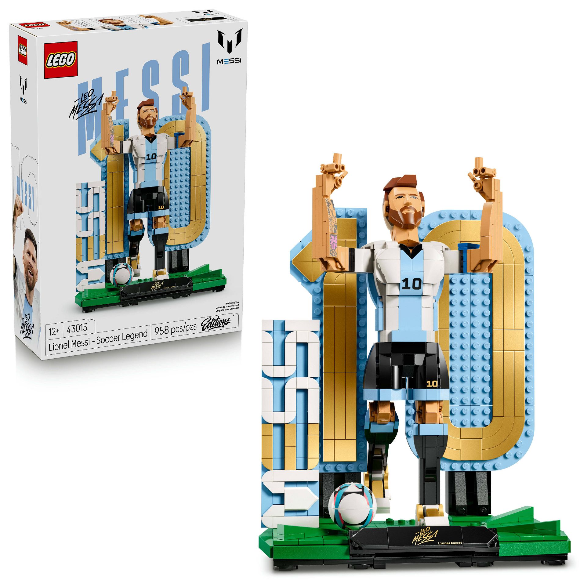 LEGO Editions Lionel Messi – Soccer Legend 43015