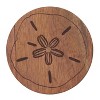 C&F Home Sand Dollar Wood Coasters S/4 - image 2 of 2