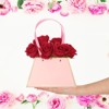 Unique Bargains Wedding Party Paper Flower Gift Bag with Handle 12 Pcs - 4 of 4