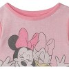 Disney Baby Girl's Minnie Mouse 4-piece Cotton Pajama Set - 4 of 4