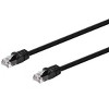 Monoprice Cat5e Ethernet Patch Cable - 7 Feet - Black | Network Internet Cord - RJ45, Stranded, 350Mhz, UTP, Pure Bare Copper Wire, 24AWG - 2 of 4