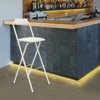 YIYIBYUS Foldable Bar Chair, Tall Folding Chair, Portable Folding Stool - 2 of 4