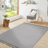 ChicFurnit Rugs 5'x7' Vintage Waterproof Extra Large Area Rugs Carpet Non-Slip Rug Pads Washable Rug for Indoor Room, Multicolored, 90"*63"*0.28" - 2 of 4