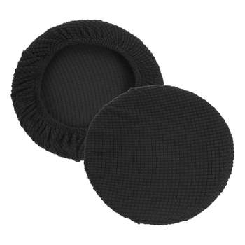 Unique Bargains Kitchen Living Room Non-slip Washable 11" Elastic Round Bar Stool Seat Cushions for Chair Stool Slipcovers 2 Pcs