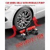 Heavy-Duty Hydraulic Car Dolly Jack Set - 6000 LBS Capacity Vehicle Skates (Choose 2 or 4-Piece) - 2 of 4