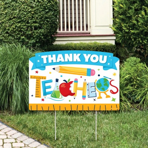 Teacher Yard Sign outlet | Welcome Sign | Lawn Sign | Gift for Teachers