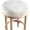 Meridian Furniture,Monette Cream Velvet Counter Stool - 3 of 4