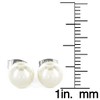 ELYA Women's White, Cream, and Off-White Stud Earring Set - 3 of 3