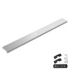 Yescom Monitor Holding Pole Dual Monitor Arm for PC Mobile Cart Medical Trolley Silver - 2 of 4