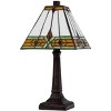 Cal Lighting BO-3115AC 40W Metal and Resin Tiffany Accent Lamp, Dark Bronze - 3 of 4