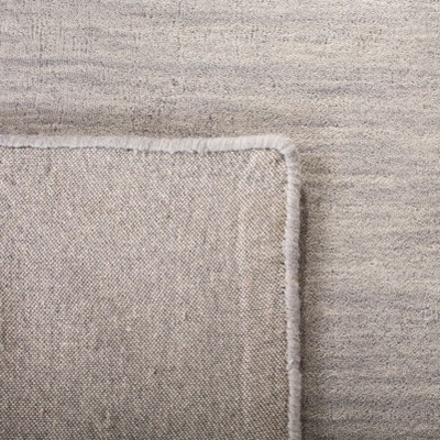 Gray Hand-Tufted Wool Runner Rug for Kids, 2'6" x 8'