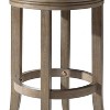 Maven Lane Eva Swivel Backless Vegan Leather Counter Height Bar Stool - 4 of 4