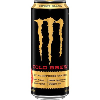 Java Monster Cold Brew Sweet Black Energy Drink - 13.5 fl oz Can