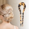 Unique Bargains Women's U-shaped Toothed Chignon Pin 1 Pc - 2 of 4