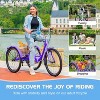 Docred Adult Tricycles 3 Wheel 7 Speed 20/24/26 inch Cruise Bike Adults Tricycle with Basket Recreation Shopping Exercise for Seniors Women Men - 2 of 4