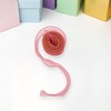 Unique Bargains Ribbon Gold-Edged Fishtail Organza Simple Style Polyester 354.33"x1.57" 1 Pc - 2 of 3