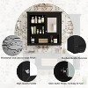 Modern Wall-Mounted Bathroom Storage Cabinet with Mirror, Medicine Cabinet with Adjustable Shelves, Over Toilet Storage Cabinet - ModernLuxe - 4 of 4