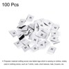 Unique Bargains Woven Crafting Clothing Sewing Embroidered Size Labels 100 Pcs - 3 of 4