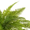 Vickerman Green Artificial Leather Fern Bush - 2 of 3