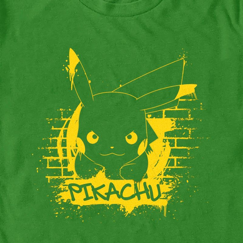 Men's Pokemon Pikachu Mural T-Shirt, 2 of 4
