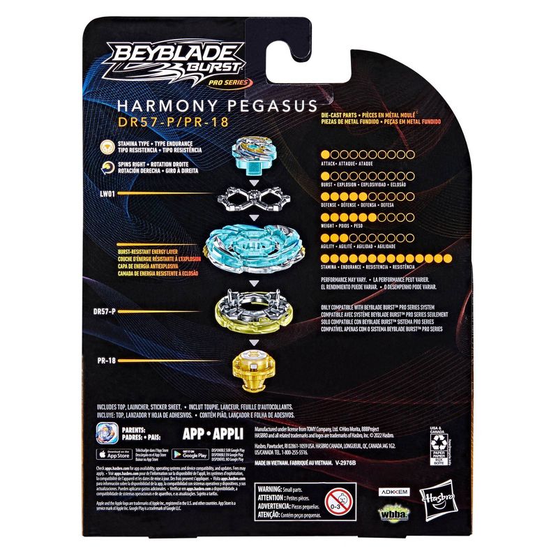 Beyblade Burst Pro Series Harmony Pegasus Starter Pack, 5 of 6